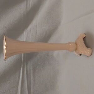 Lenox Fine Ivory Bud Vase Tivoli Collection Footed 24K Gold